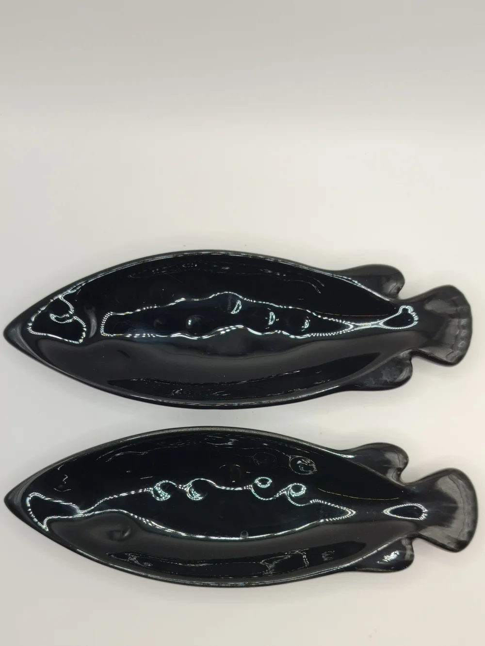 Vintage MCM ASA Selection Ceramic Bone fish dishes, German 6 inches Long